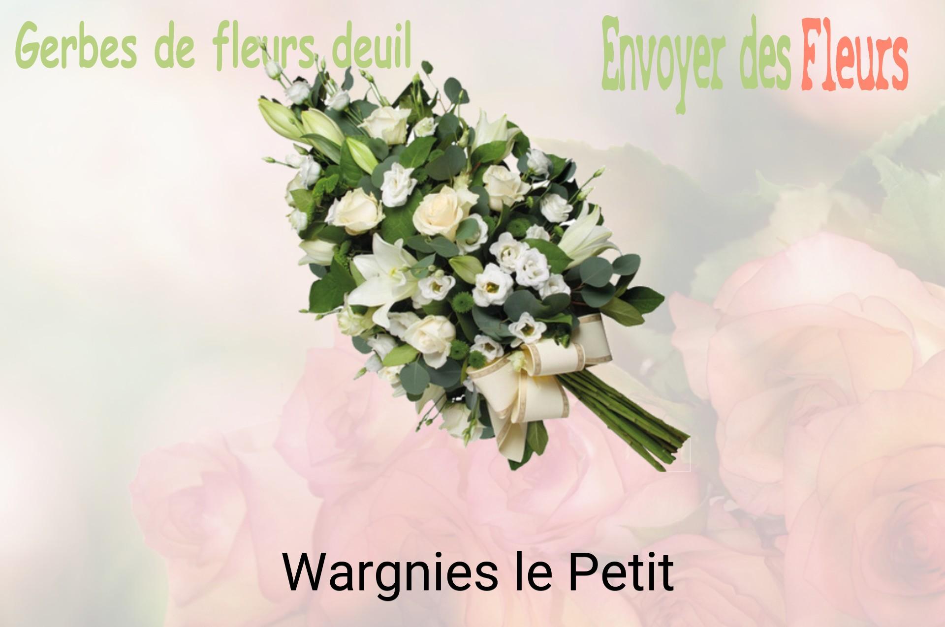 Gerbe de fleurs de deuil livrée à Wargnies-le-Petit